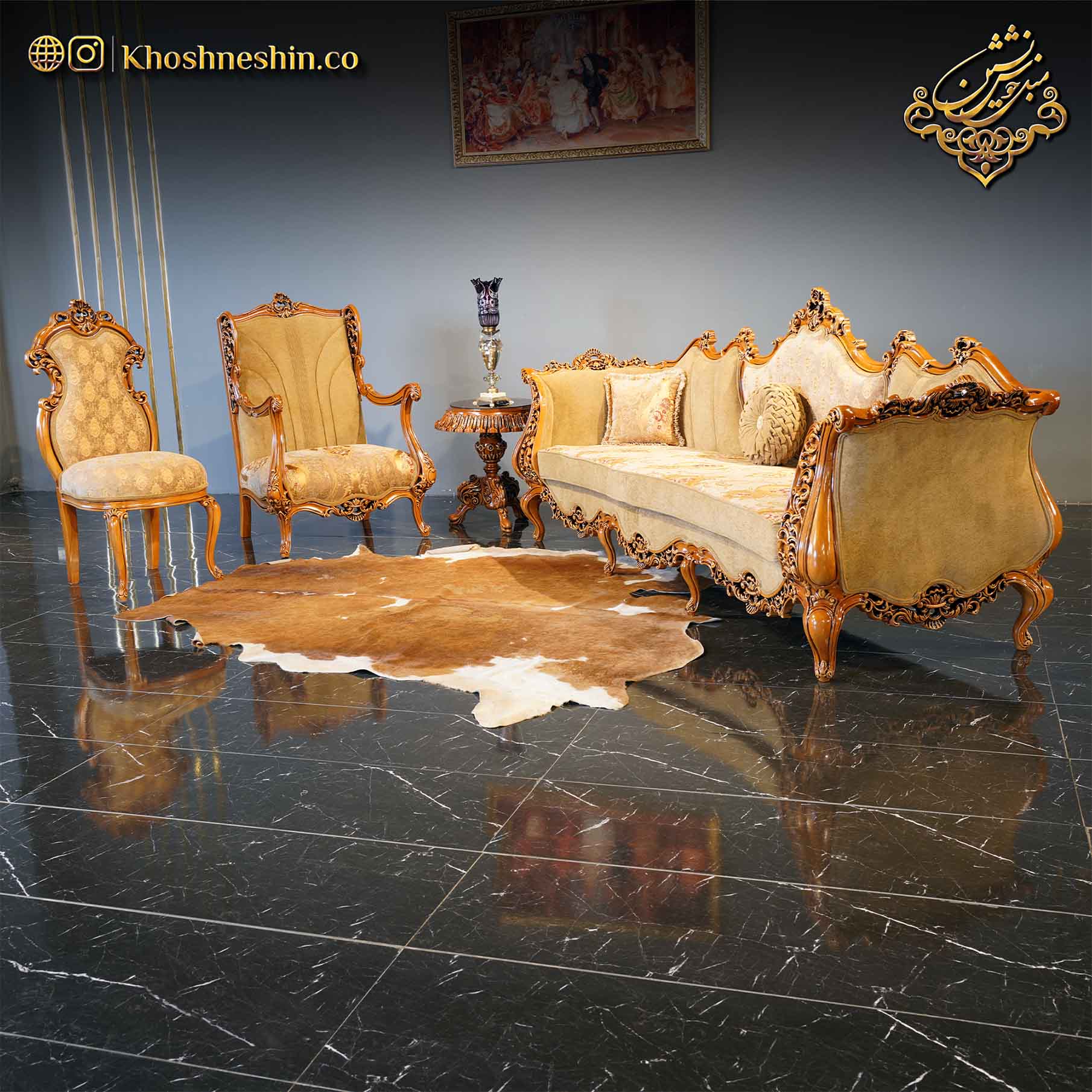 مبل سلطنتی مدل آتوسا مبل سلطنتی مدل آتوسا