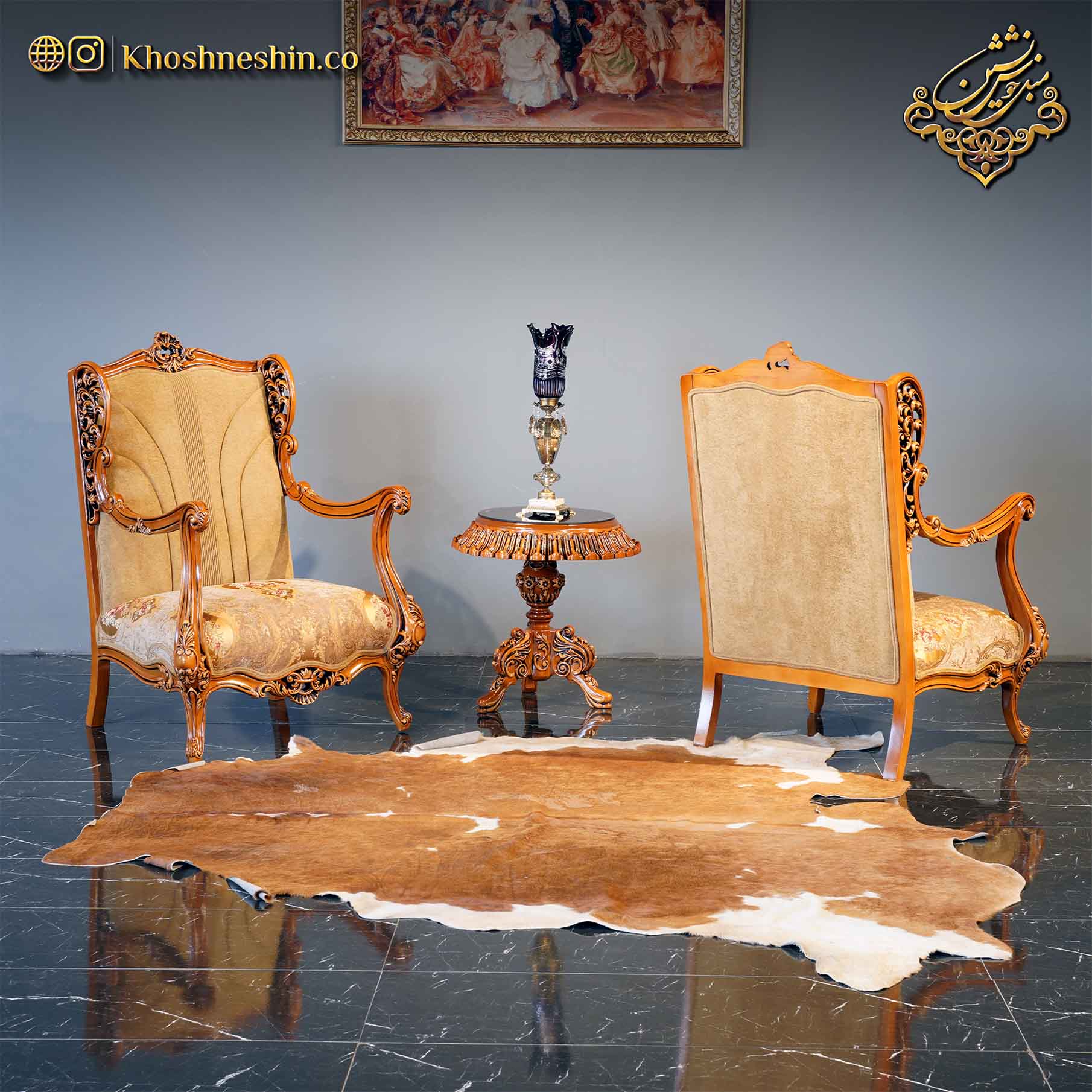 مبل سلطنتی مدل آتوسا مبل سلطنتی مدل آتوسا