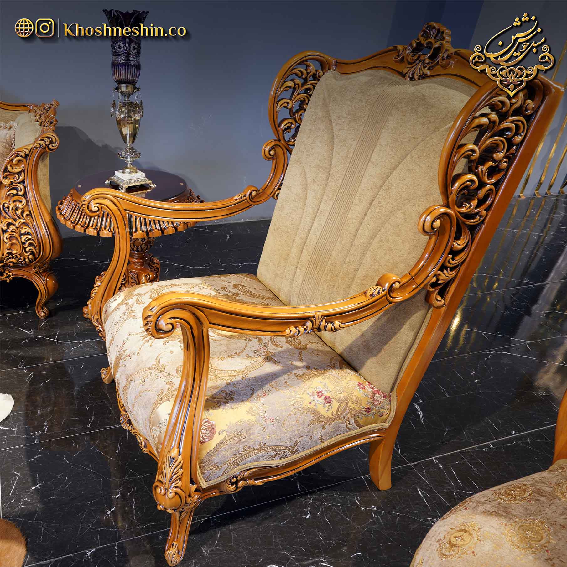 مبل سلطنتی مدل آتوسا مبل سلطنتی مدل آتوسا