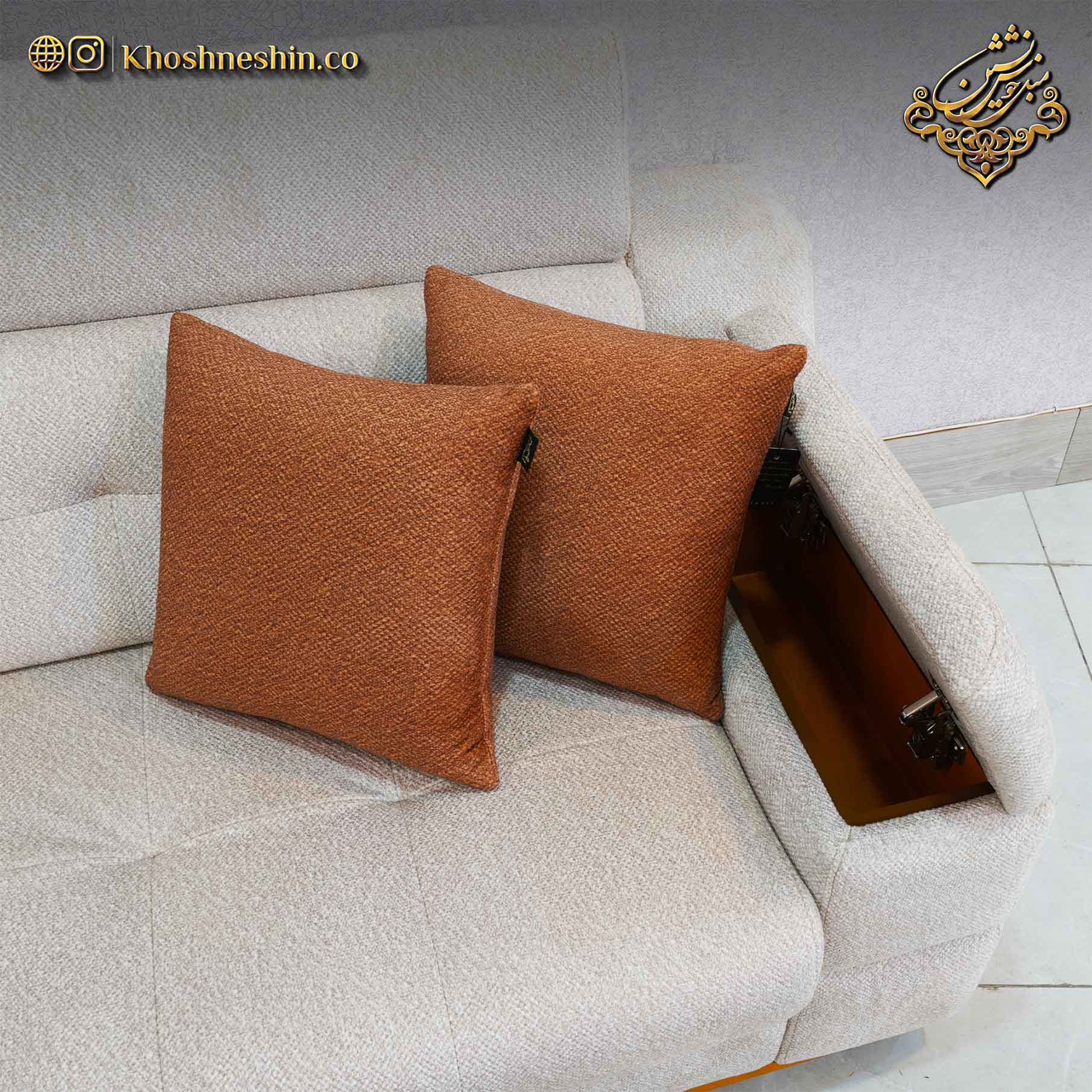 رنگ بندی و متریال مبلمان ال (L-shape) برای فضاهای کوچک