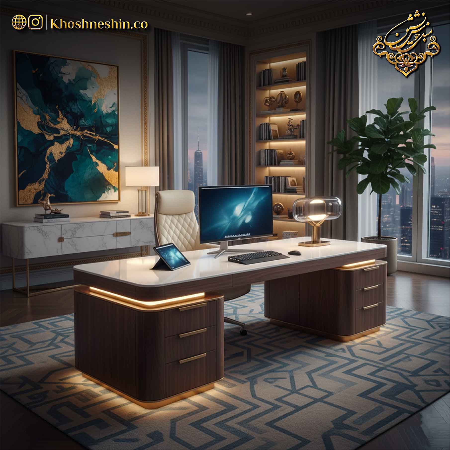 میز تحریر برای اتاق کوچک