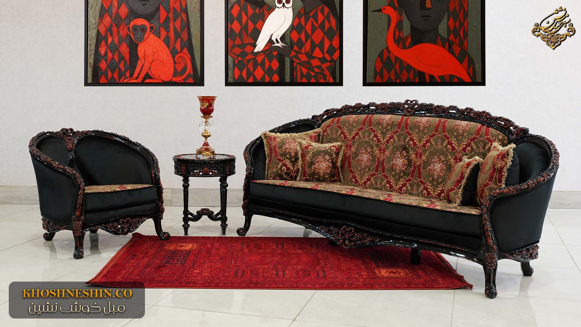 مبل سلطنتی 9 نفره