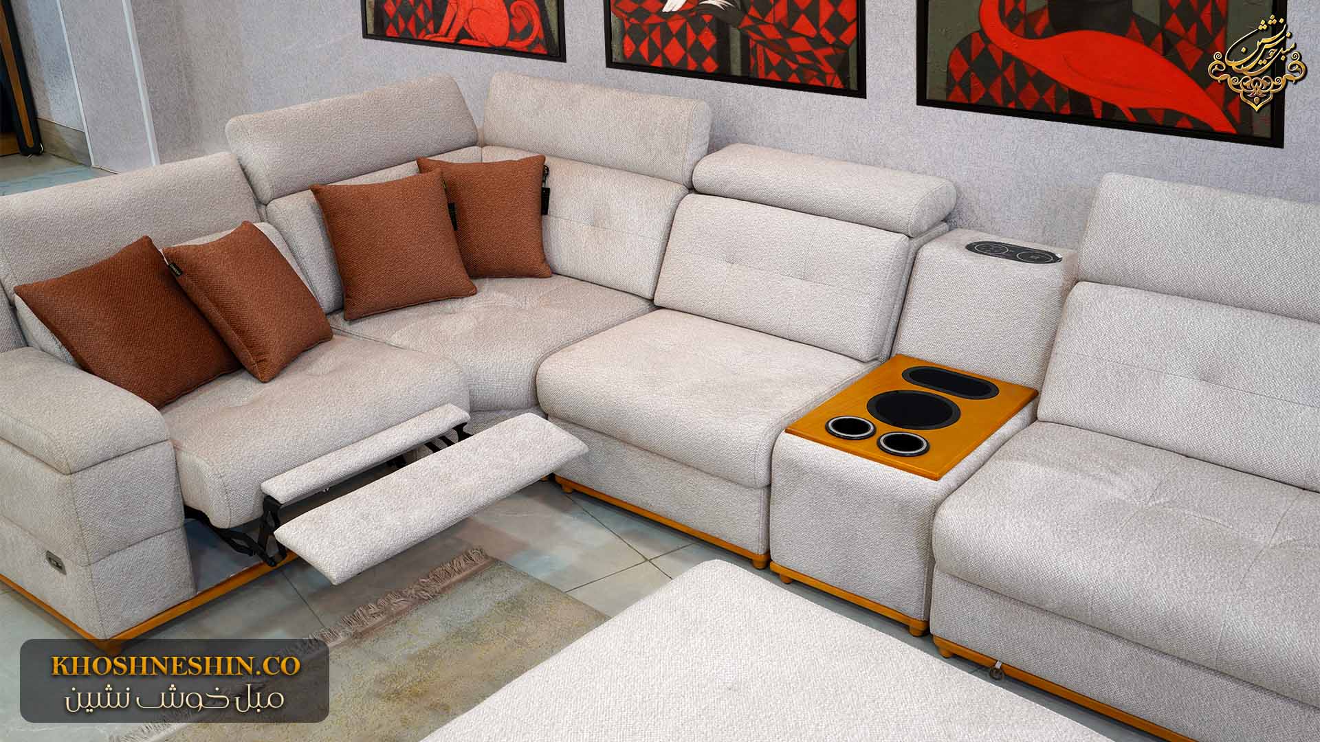 مبلمان ال (L-shape) برای فضاهای کوچک و مینیمال