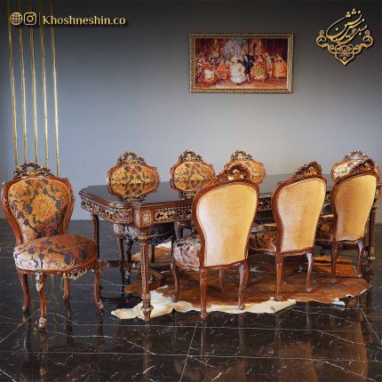 ناهارخوری 8 نفره مدل گلریز