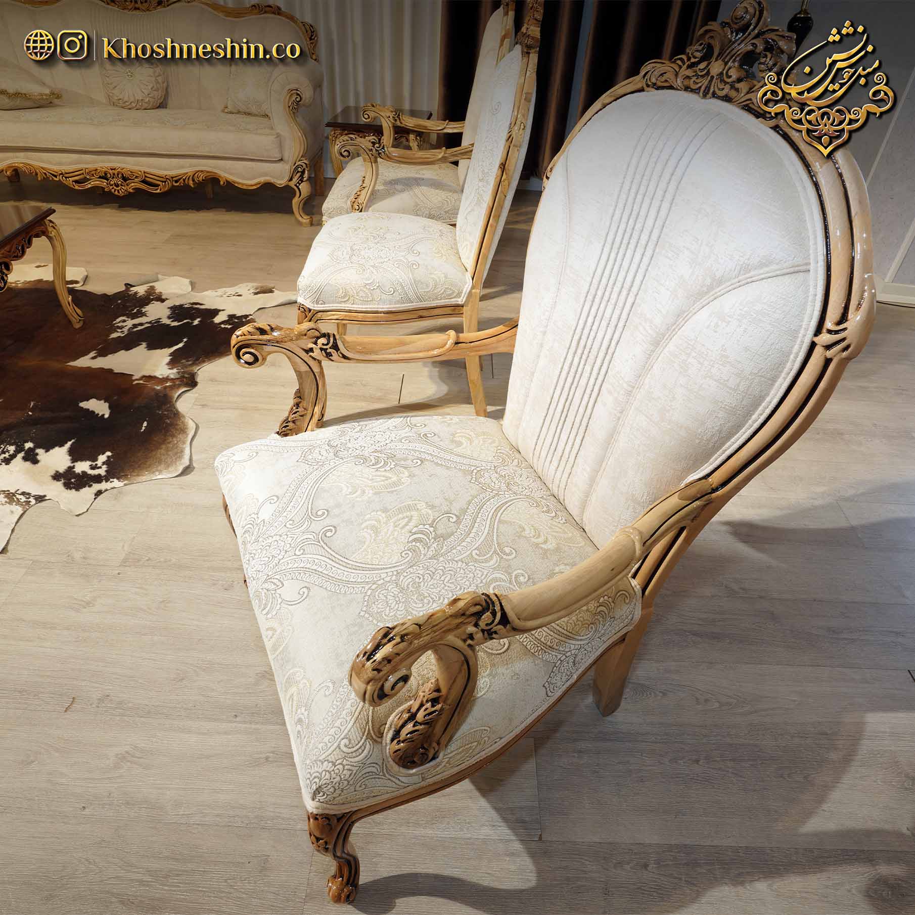 راهنمای نگهداری مبل کلاسیک دسته چوبی