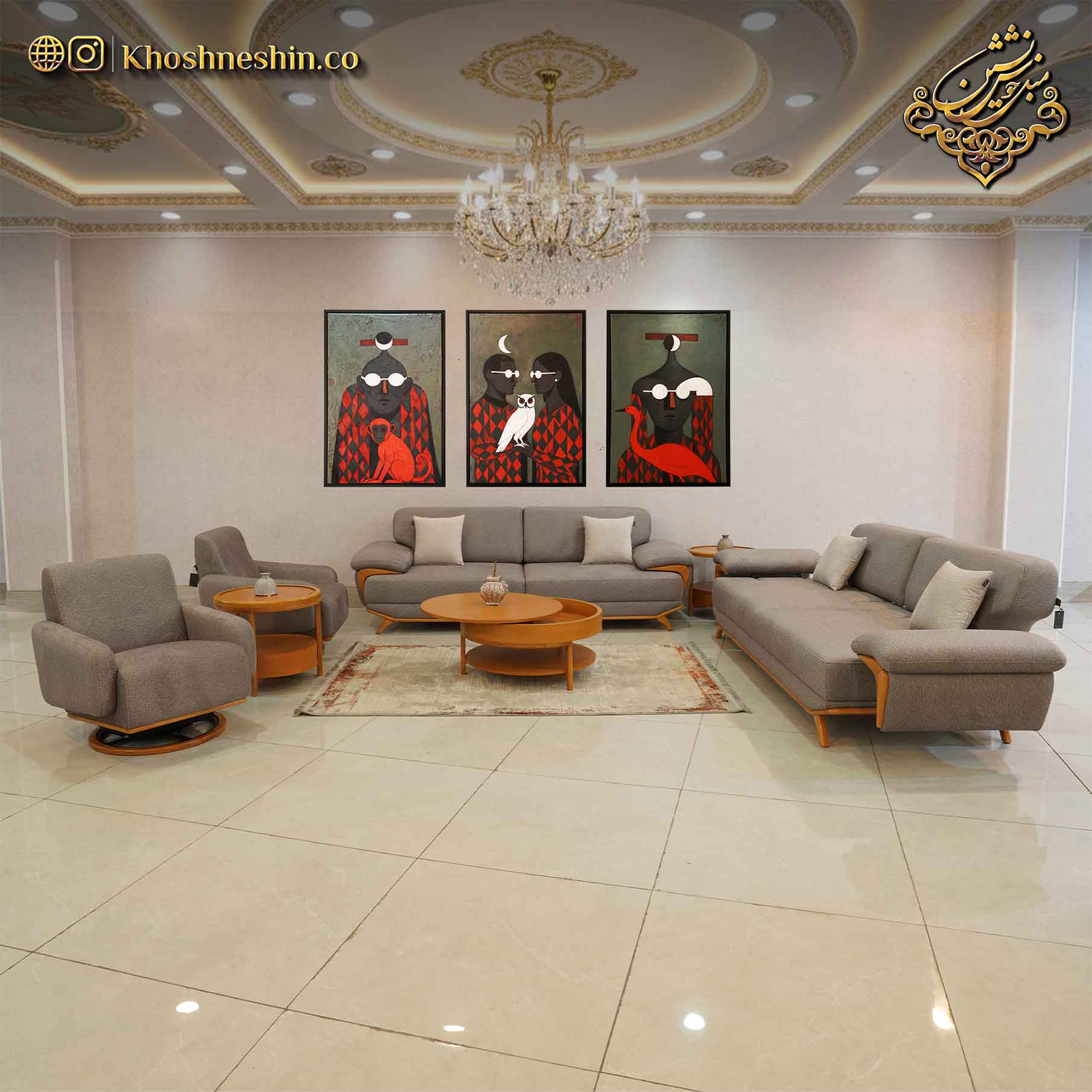 مبل راحتی مدل سوین پایه گردان