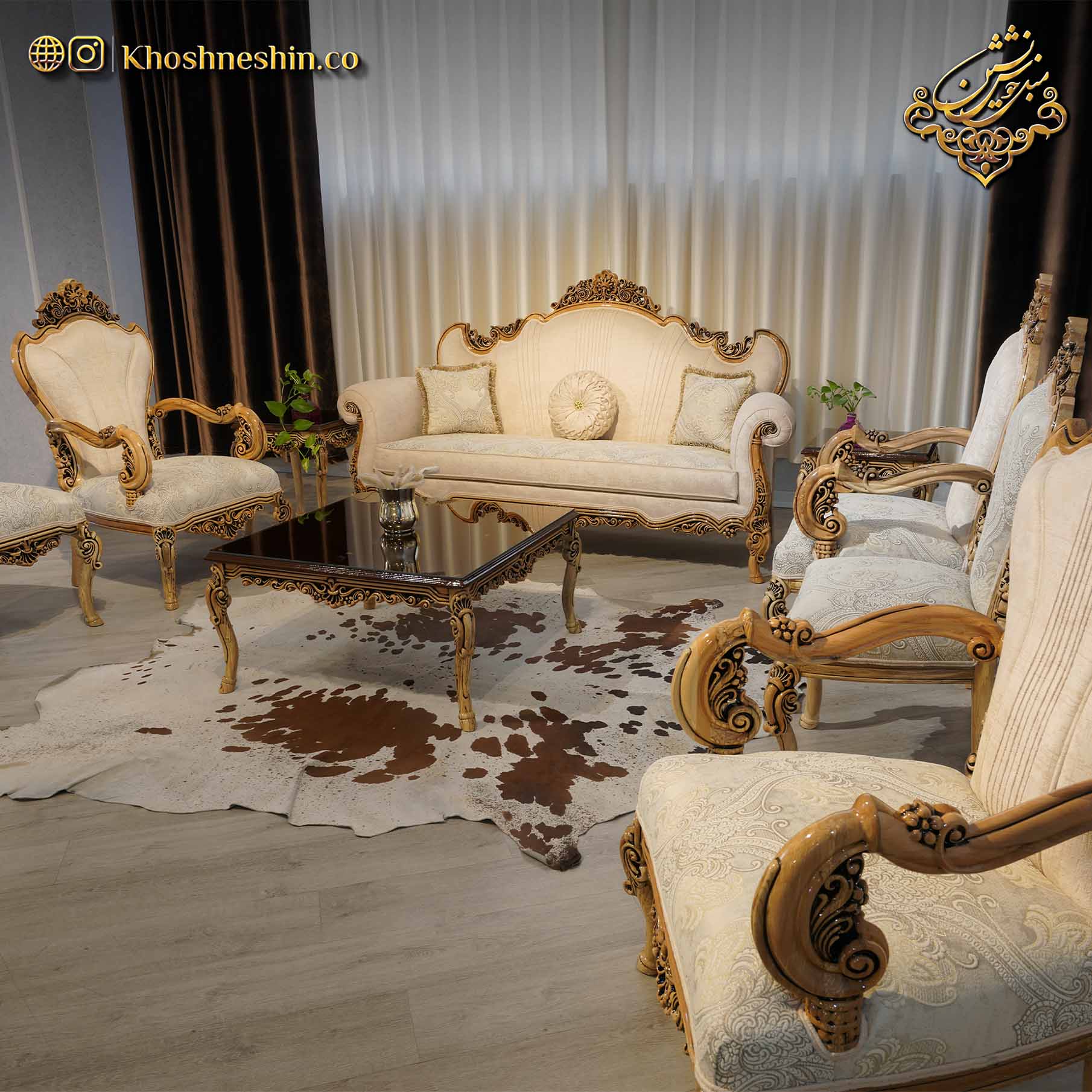 مبل کلاسیک مدل آیدین | راهنمای خرید مبل کلاسیک