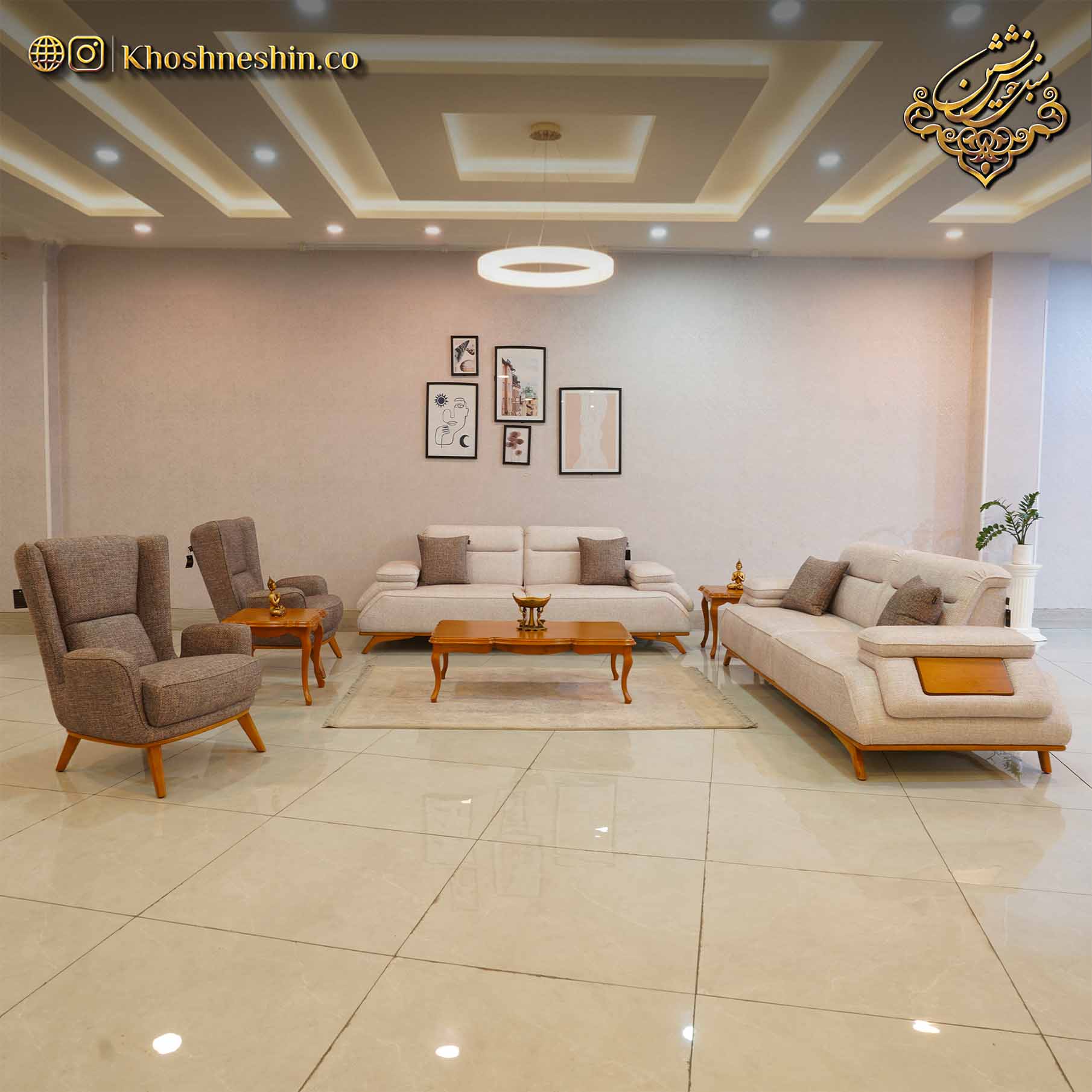 مبل راحتی مدل آرشین با امکان تخت شوندگی