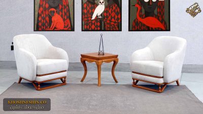 مبل راحتی سفید