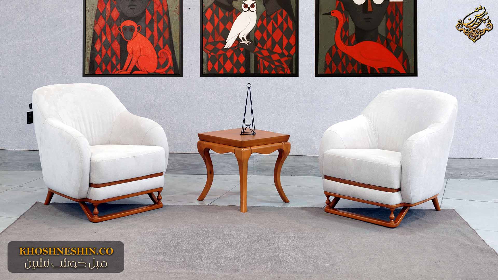 مبل راحتی سفید