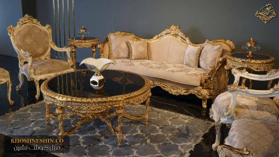 مبل کلاسیک تاج دار