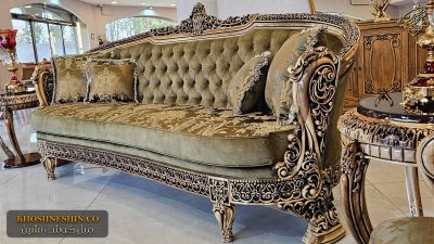 مبل سلطنتی رنگ چوب