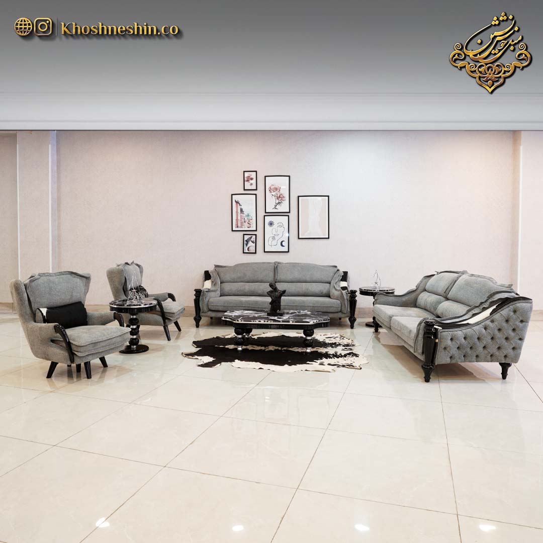 مبل راحتی طوسی مدل مکزیکی