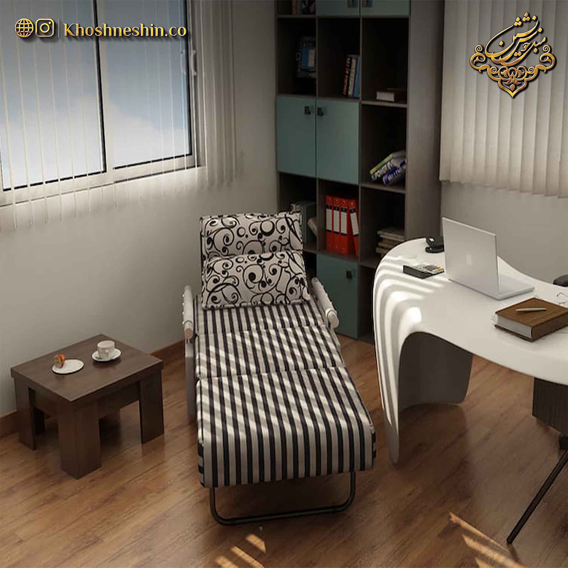 مبلمان تختخواب شو مدل ویرگوریس